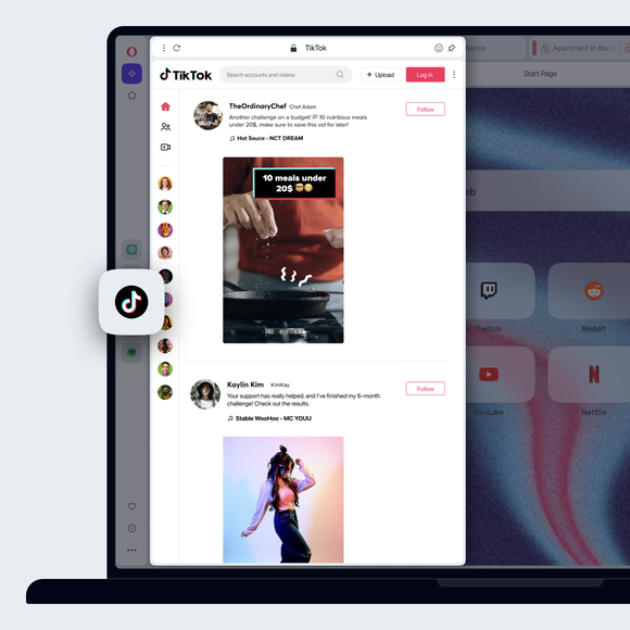 Check TikTok anytime