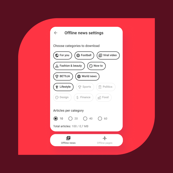 OFFLINE READING